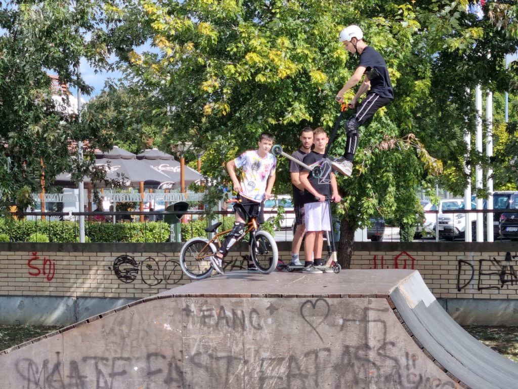 Skejt park u parku Barutana u Pančevu